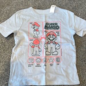 GAP Super Mario Light Gray Kids T-Shirt